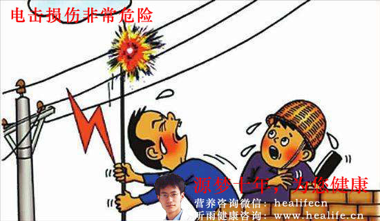 电击损伤非常危险