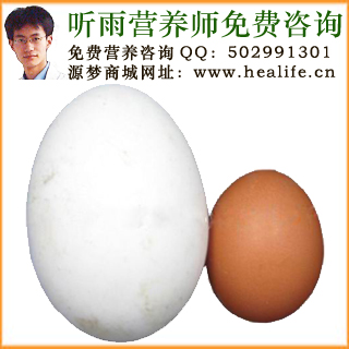 鹅蛋的营养价值和鹅蛋的功效与作用