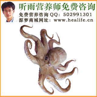 章鱼的营养价值和章鱼的功效与作用